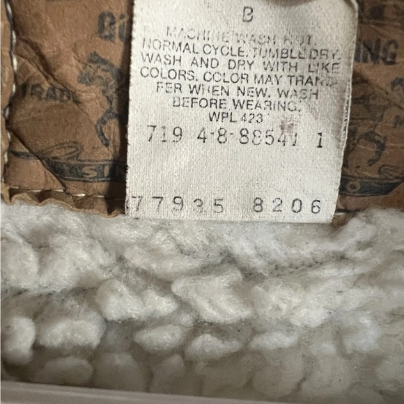 Vintage Levi’s 77935 Ranch Chore Coat Acid Wash Sherpa USA 80s M - Picture 5 of 16